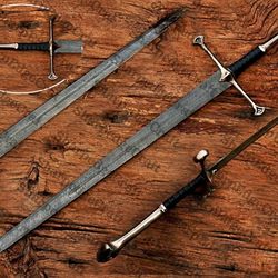 anduril sword of strider, custom engraved sword, lotr sword, lord of the rings king aragorn ranger sword, strider knife,
