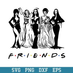 Halloween Party Hocus Pocus Friends Tv Show Style Classic Ladies Svg, Halloween Svg, Png Dxf Eps Digital File