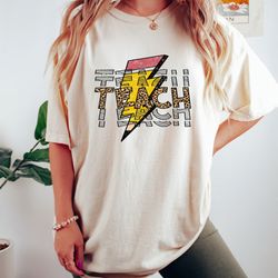 cool teacher club shirt, trendy teacher sweatshirt, teacher gifts, teacher appreciation, back to school shirt, retro tea