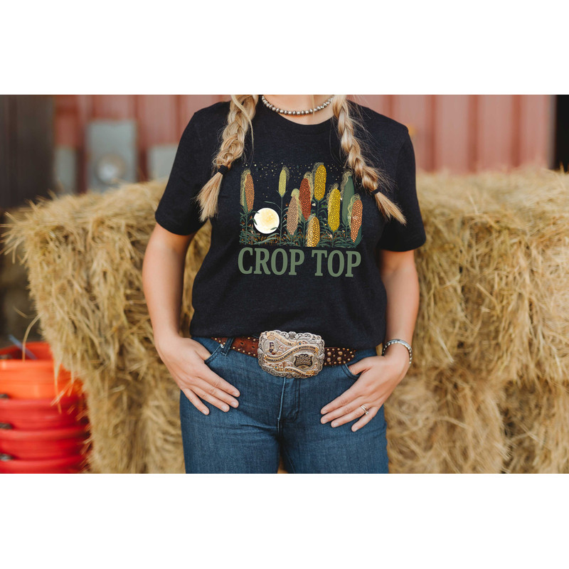 Corn Crop Top, not actual crop top, ironic shirt, rodeo shirts, country western shirts, cowgirl shirts, corny joke, twitter meme, croptop - 2.jpg