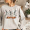 Dancing Skeleton Halloween Sweatshirt, Pumpkin Skeleton Shirt, Fall Sweatshirt, Halloween Party Skeleton Sweatshirt, Dead Inside Sweatshirts - 1.jpg