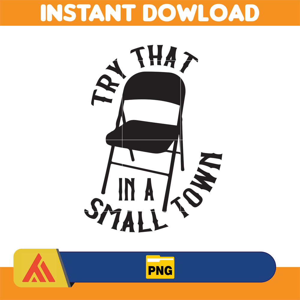 Alabama Brawl Png, Alabama Slugger Png, Small Town Png, Try That in a Small Town, White Folding Chair, Alabama Slamma (4).jpg