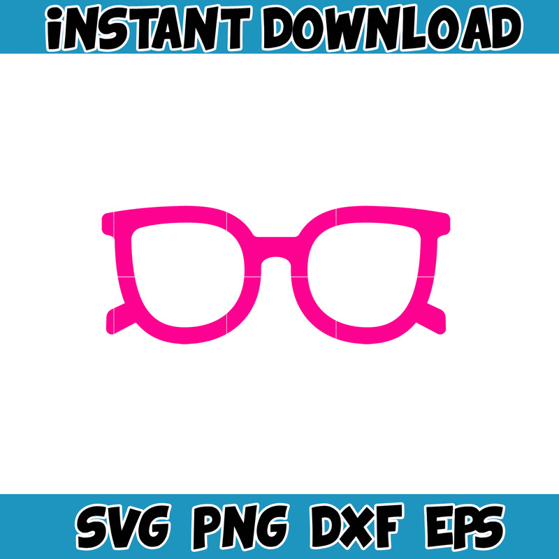 Barbi Icons Logo Babe Doll Girly Princess Silhouette Head Pink, SVG Clipart Digital Download Sublimation Cricut Cut (18).jpg