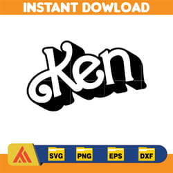 barbi logo, barb svg, princess silhouette, girl svg, sticker clipart, svg files, instant download (40)