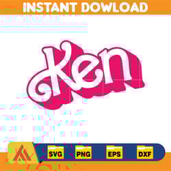 barbi logo, barb svg, princess silhouette, girl svg, sticker clipart, svg files, instant download (41)