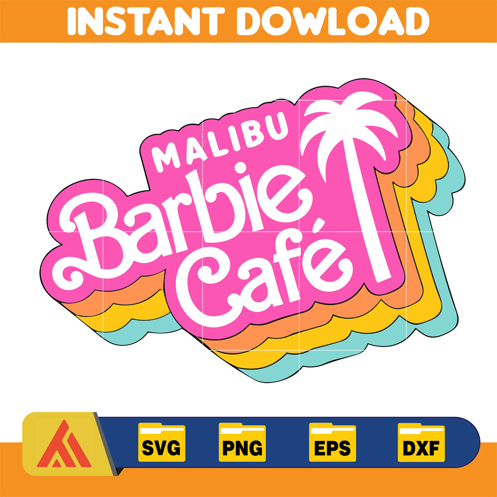 Barbi Logo, Barb Svg, Princess Silhouette, Girl Svg, Sticker Clipart, Svg Files, Instant Download (49).jpg