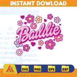 barbi logo, barb svg, princess silhouette, girl svg, sticker clipart, svg files, instant download (54)