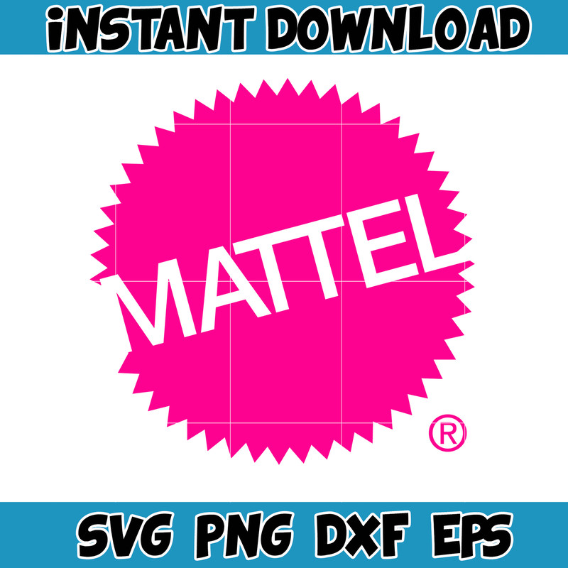 Barbi Icons Logo Babe Doll Girly Princess Silhouette Head Pink, SVG Clipart Digital Download Sublimation Cricut Cut (8).jpg