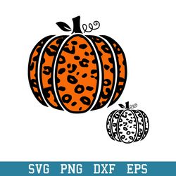 Pumpkin Leopard Svg, Halloween Svg, Png Dxf Eps Digital File