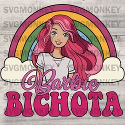 Barbie Bichota Karol G Cute Gift SVG – Barbenheimer Bichota Team SVG PNG EPS DXF