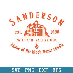 Sanderson Witch Museum Svg, Halloween Svg, Png Dxf Eps Digital File