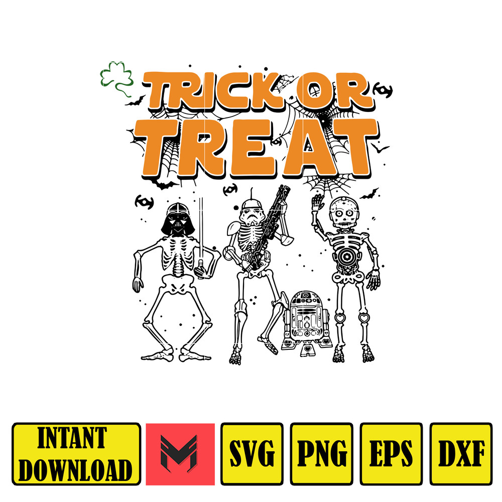 Star Wars Halloween Svg, Funny Star Wars Pumpkin, Dis-Ney Halloween Svg, Star Wars Skeleton, Star Wars Trick Or Treat, Spooky Season Svg (4).jpg