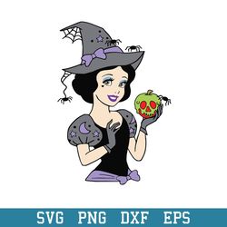 Snow White  Princess Halloween Svg, Disney Princess Svg, Halloween Svg, Png Dxf Eps Digital File