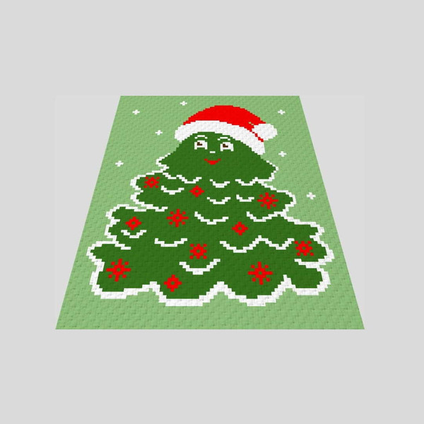 crochet-C2C-christmas-tree-graphgan-blanket-2