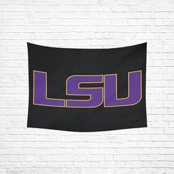 LSU Wall Tapestry, Cotton Linen Wall Hanging