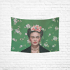 Frida Kahlo Wall Tapestry, Cotton Linen Wall Hanging.png
