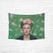 Frida Kahlo Wall Tapestry, Cotton Linen Wall Hanging.png