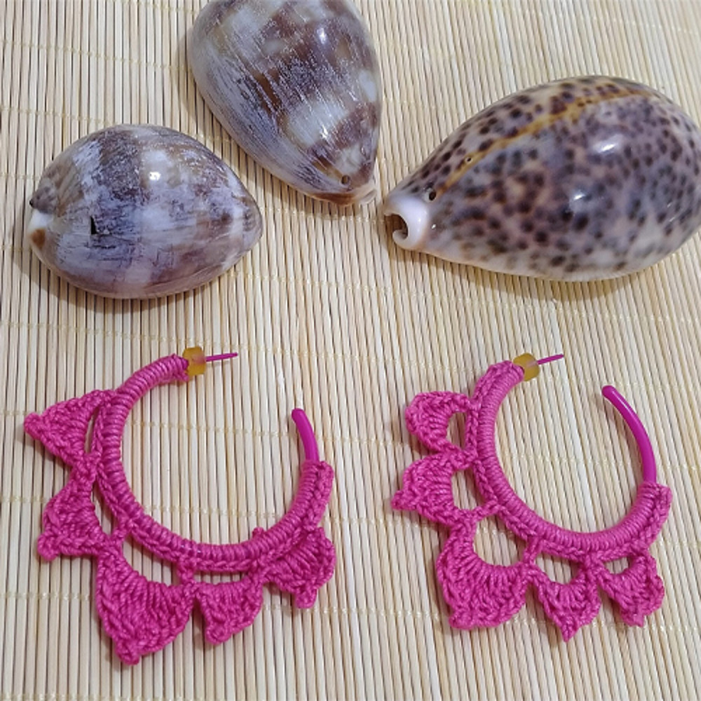 crochet earrings pattern