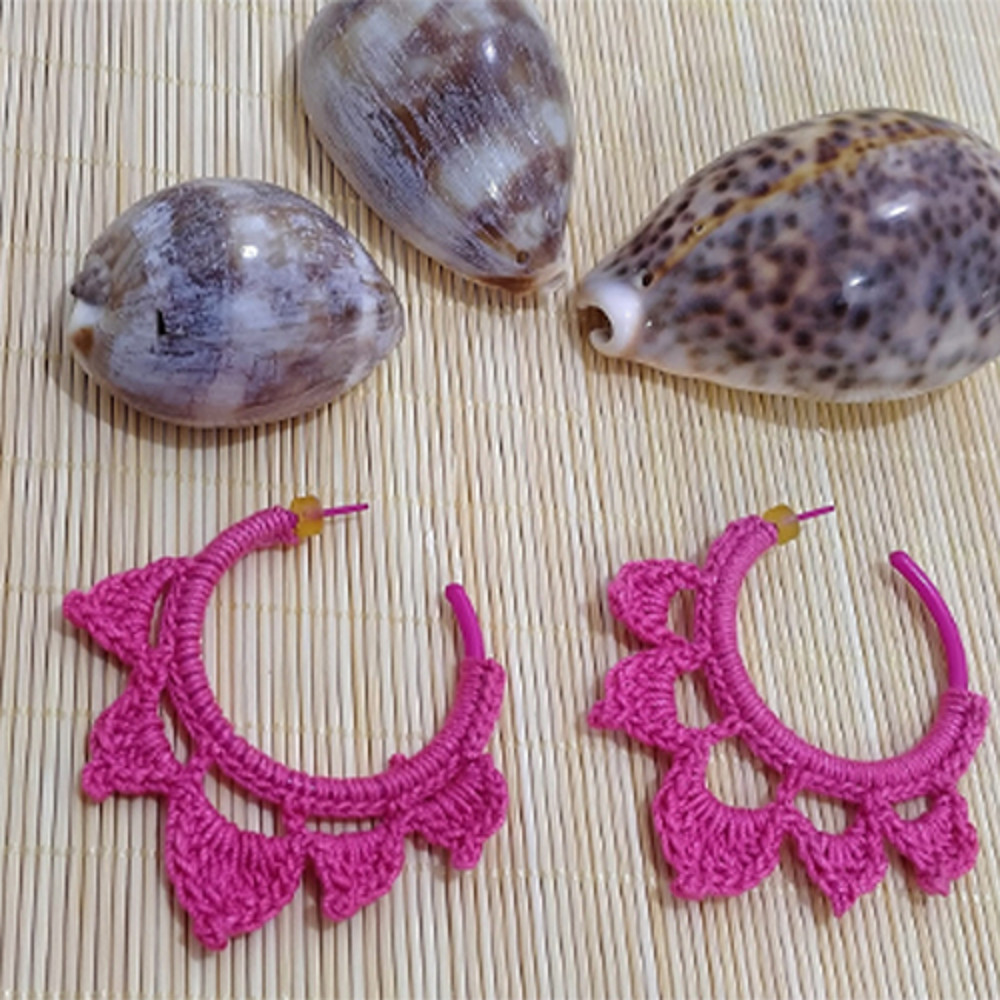 crochet earrings pattern