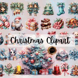 Christmas Clipart Clipart Png,sublimation, holiday graphics, festive illustrations, winter design, digital download