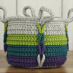 Crochet Pattern Basket instruction handmade PDF digital