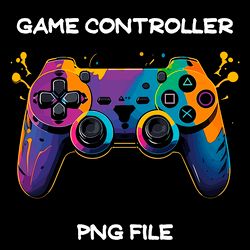 game multicolor controller digital file png playstation controller