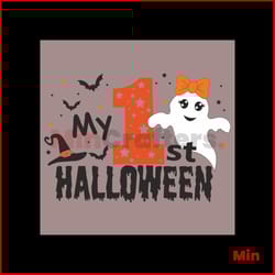 my boo 1st halloween svg, halloween svg, halloween boo svg