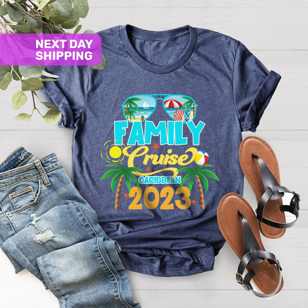 Family Vacation Shirt, Family Cruise Shirts, Matching Family Vacation Shirt, Cruise Squad, 2023 Summer Shirt, Caribbean Vacation Shirt - 1.jpg