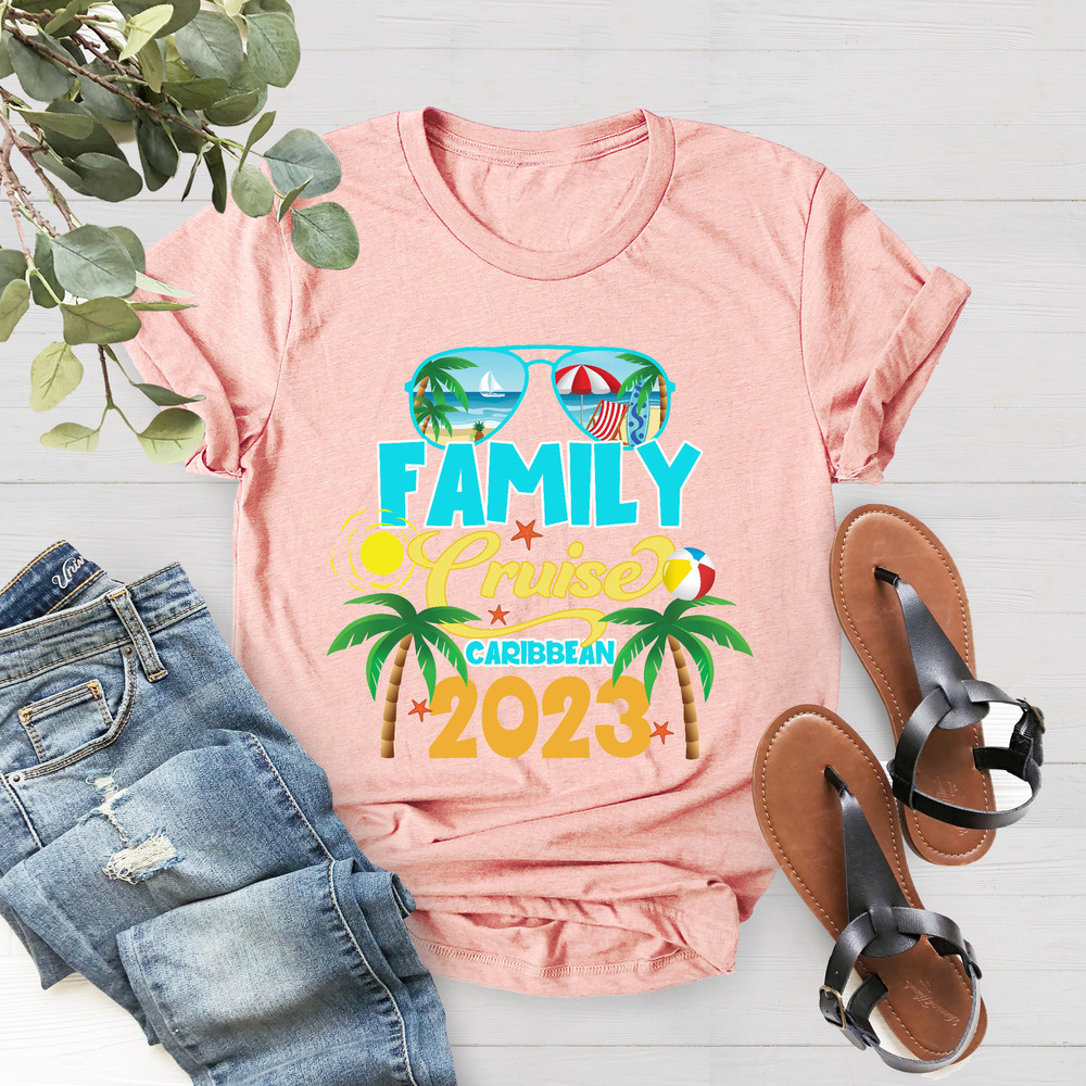 Family Vacation Shirt, Family Cruise Shirts, Matching Family Vacation Shirt, Cruise Squad, 2023 Summer Shirt, Caribbean Vacation Shirt - 2.jpg