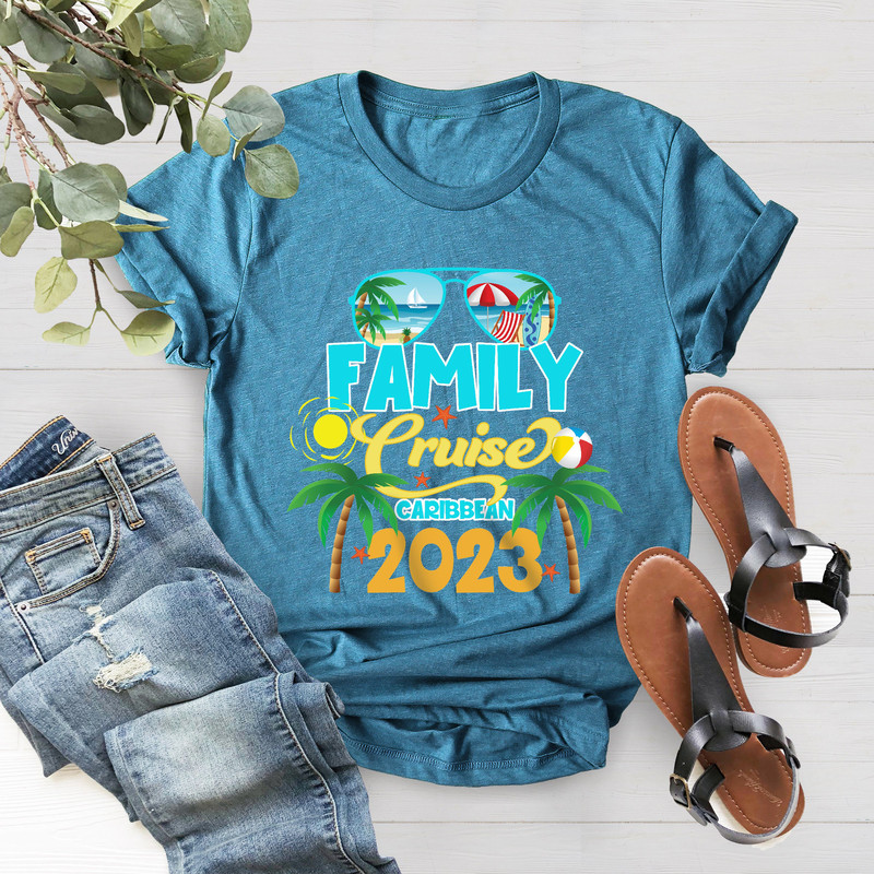 Family Vacation Shirt, Family Cruise Shirts, Matching Family Vacation Shirt, Cruise Squad, 2023 Summer Shirt, Caribbean Vacation Shirt - 3.jpg