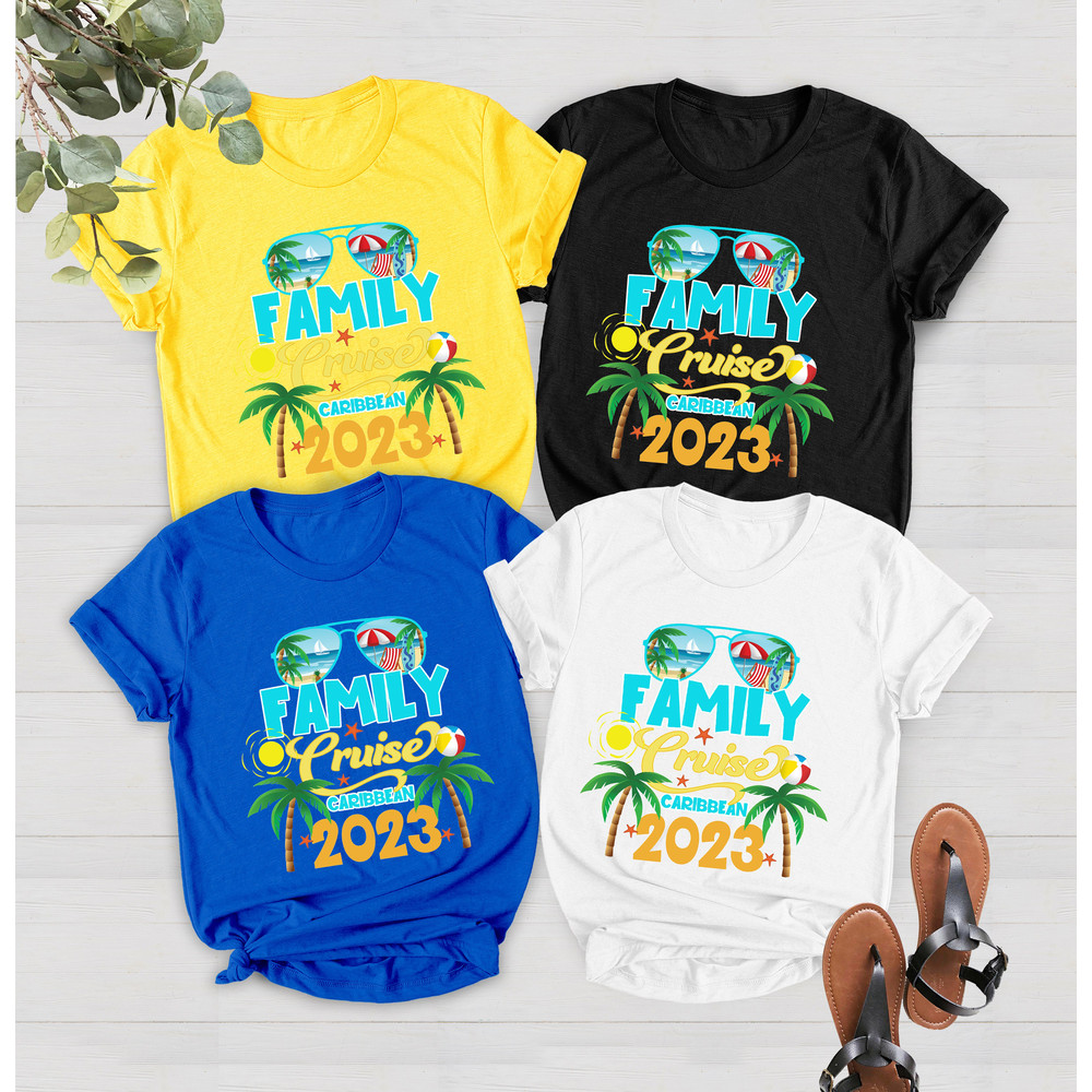 Family Vacation Shirt, Family Cruise Shirts, Matching Family Vacation Shirt, Cruise Squad, 2023 Summer Shirt, Caribbean Vacation Shirt - 5.jpg