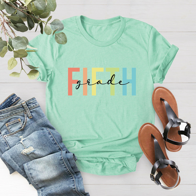 Fifth Grade Teacher Shirt, 5th Grade Teacher,Fifth Grade T-Shirt,Gift for New Fifth Grade Teacher, School Tee, Teacher Shirt for Fifth Grade - 2.jpg