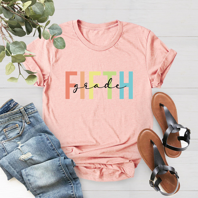 Fifth Grade Teacher Shirt, 5th Grade Teacher,Fifth Grade T-Shirt,Gift for New Fifth Grade Teacher, School Tee, Teacher Shirt for Fifth Grade - 4.jpg