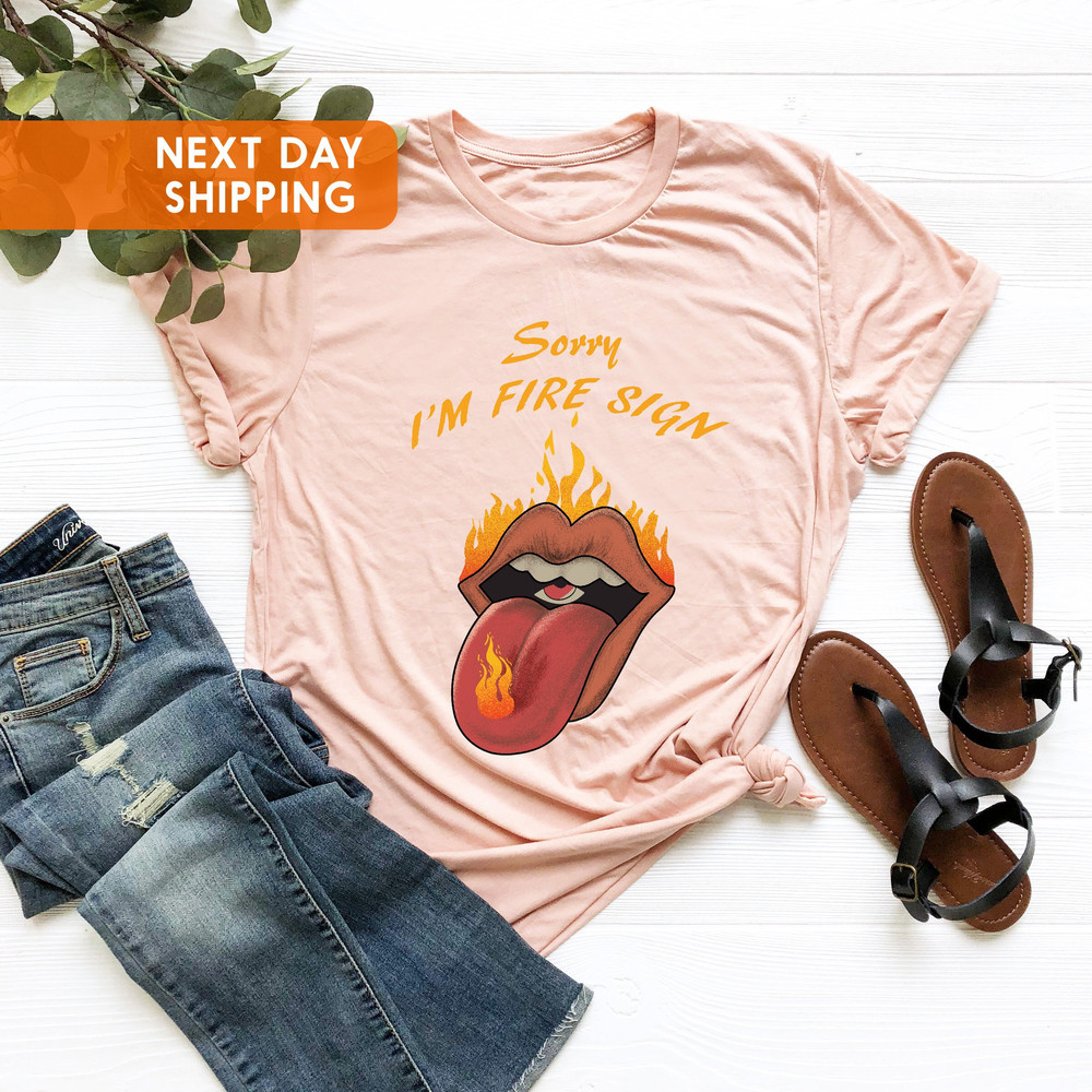 Fire Sign Shirt,Zodiac Sign T-shirt,Astrology Tee,Sagittarius Shirt,Retro Zodiac Tee,Lion Zodiac,Aries Zodiac,Vintage Feel Shirt,Leo Af Tee - 3.jpg