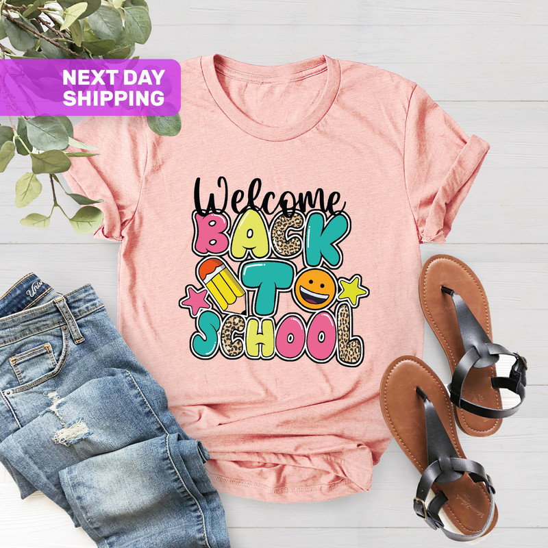First Day of School Shirt, Happy First Day of School Shirt, 1st Day of School Shirt, Gift For Teacher, Teacher Shirt, School Shirts - 1.jpg