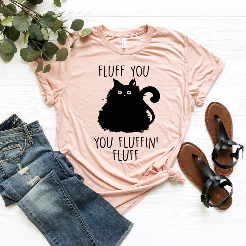Fluff You You Fluffin Fluff Shirt, Funny Cat Shirt, Cute Fluff You Shirt, Sarcastic Shirt, Funny Women Gift Shirt, Funny Gift For Cat Owner - 1.jpg
