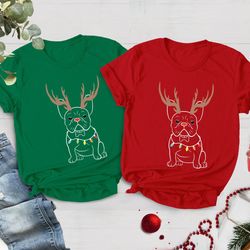 french bulldog christmas unisex shirt, french bulldog shirt,