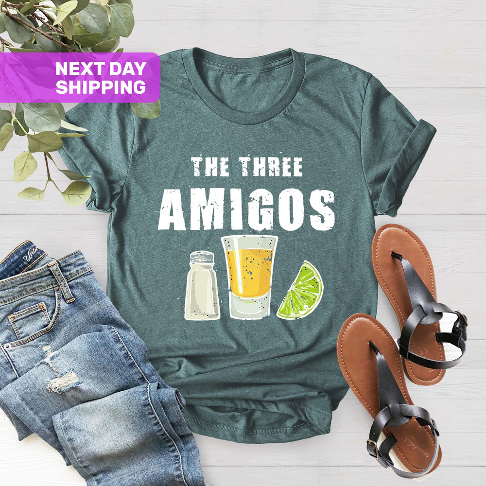 Funny Drinking Shirt, The Three Amigos T-Shirts, Party Shirt, Funny Party T-shirts, Lime Salt Tequila, Cinco De Mayo Shirts, Tequila Tshirts - 3.jpg