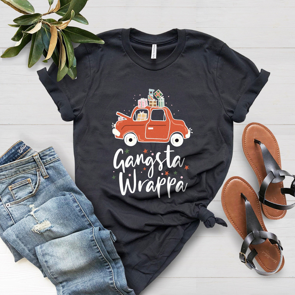 Gangsta Wrappa Shirt, Christmas Shirt,Gangster Wrapper Shirt, Funny Christmas Shirt,Christmas Party Shirts,Xmas Family Shirt - 3.jpg
