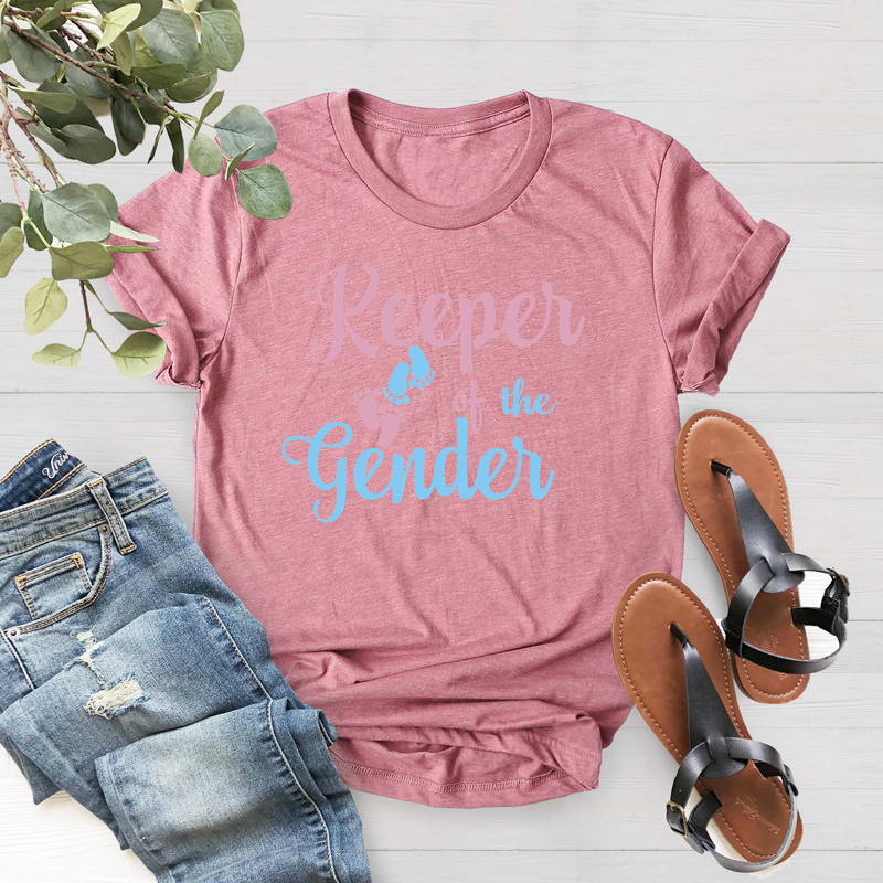 Gender Reveal Shirt, Keeper Of The Gender Shirt, Gender Reveal Party, Gender Reveal Ideas, Gender Reveal Party Shirt, Gender Reveal Gift - 5.jpg