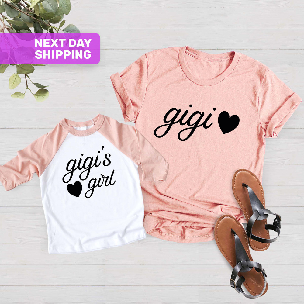 Gigi's Girl Shirt, Matching Gigi and Me Shirts, Gigi's Boy, Gigi and Me Tshirt, Mother's Day Gift, New Gigi Gift, Gigi Shirt, Mother's Day - 2.jpg