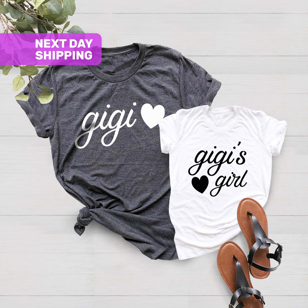 Gigi's Girl Shirt, Matching Gigi and Me Shirts, Gigi's Boy, Gigi and Me Tshirt, Mother's Day Gift, New Gigi Gift, Gigi Shirt, Mother's Day - 3.jpg