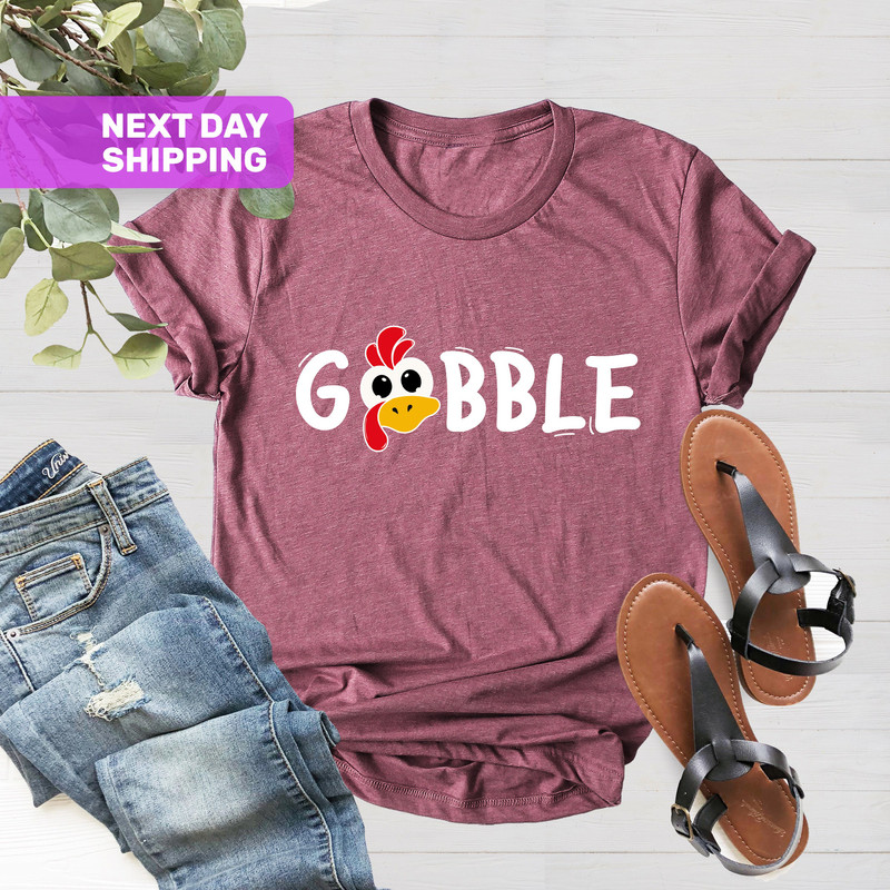 Gobble Gobble Thanksgiving Shirt, Thanksgiving Shirt Women's, Thanksgiving Shirt, Fall Shirt, Family Thanksgiving Shirts, Thanksgiving 2022 - 3.jpg