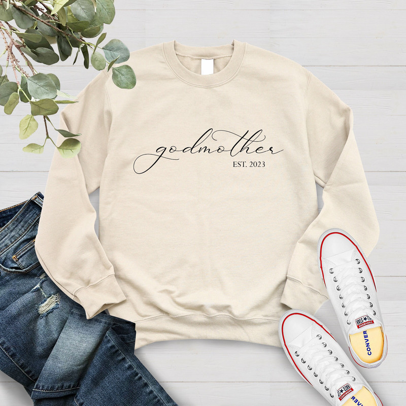 God Mother Sweatshirt, Custom God Mother Shirt, God Mother Gift,Godmother Proposal Crewneck, Xmas Gift For Mom,Godmother Proposal Sweatshirt - 1.jpg
