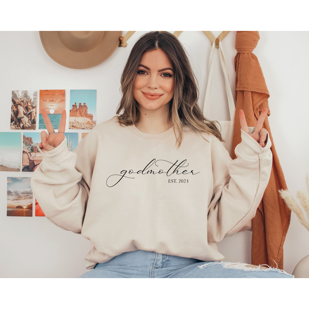 God Mother Sweatshirt, Custom God Mother Shirt, God Mother Gift,Godmother Proposal Crewneck, Xmas Gift For Mom,Godmother Proposal Sweatshirt - 2.jpg