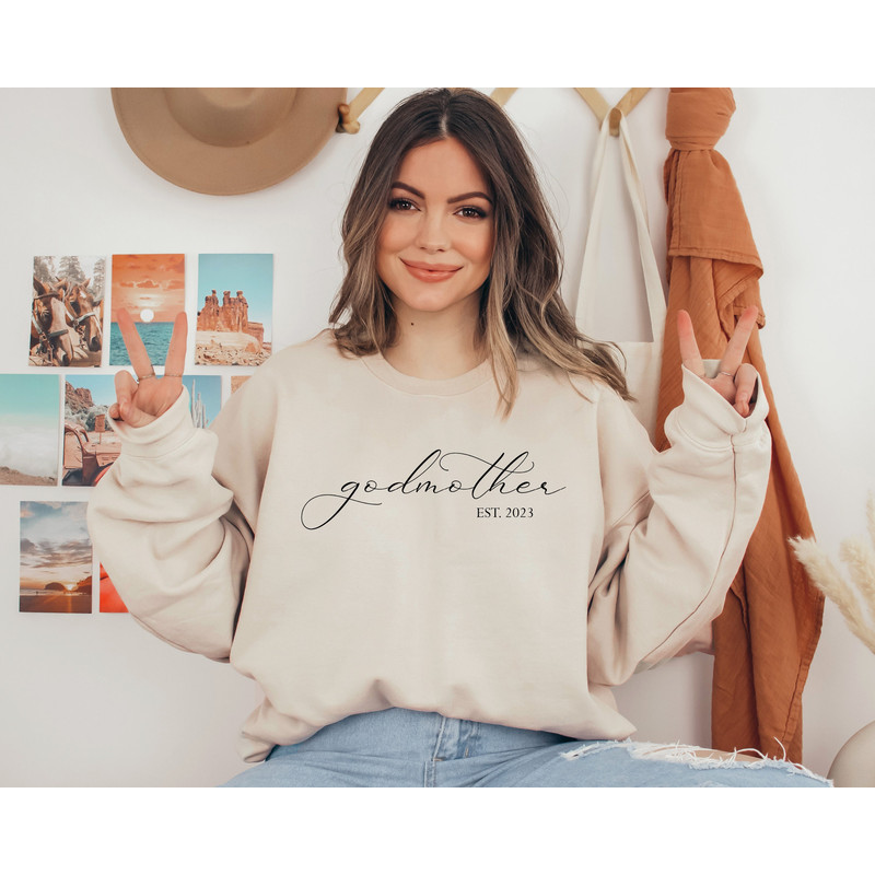 God Mother Sweatshirt, Custom God Mother Shirt, God Mother Gift,Godmother Proposal Crewneck, Xmas Gift For Mom,Godmother Proposal Sweatshirt - 2.jpg