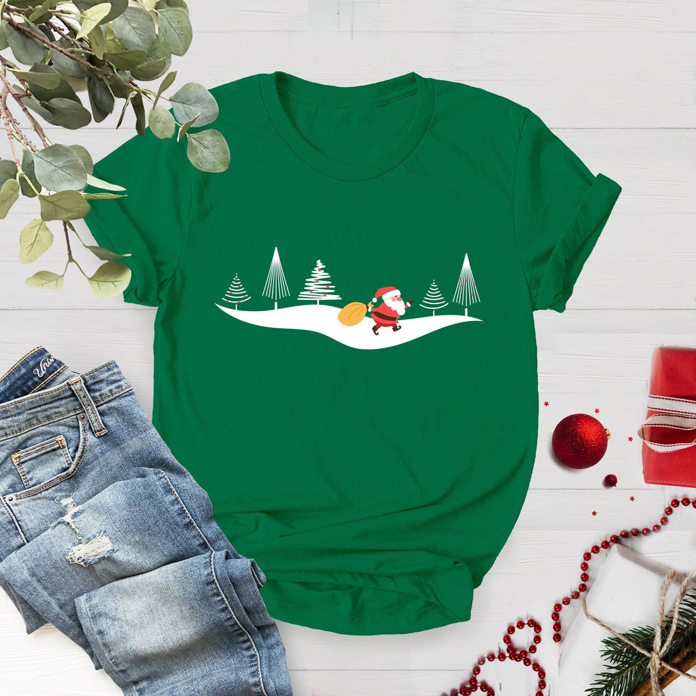 Green Shirt, Christmas Shirt, Funny Christmas Shirt, Christmas Gift Shirt, Our First Christmas, Christmas Gift For Her, Christmas Vacation - 1.jpg