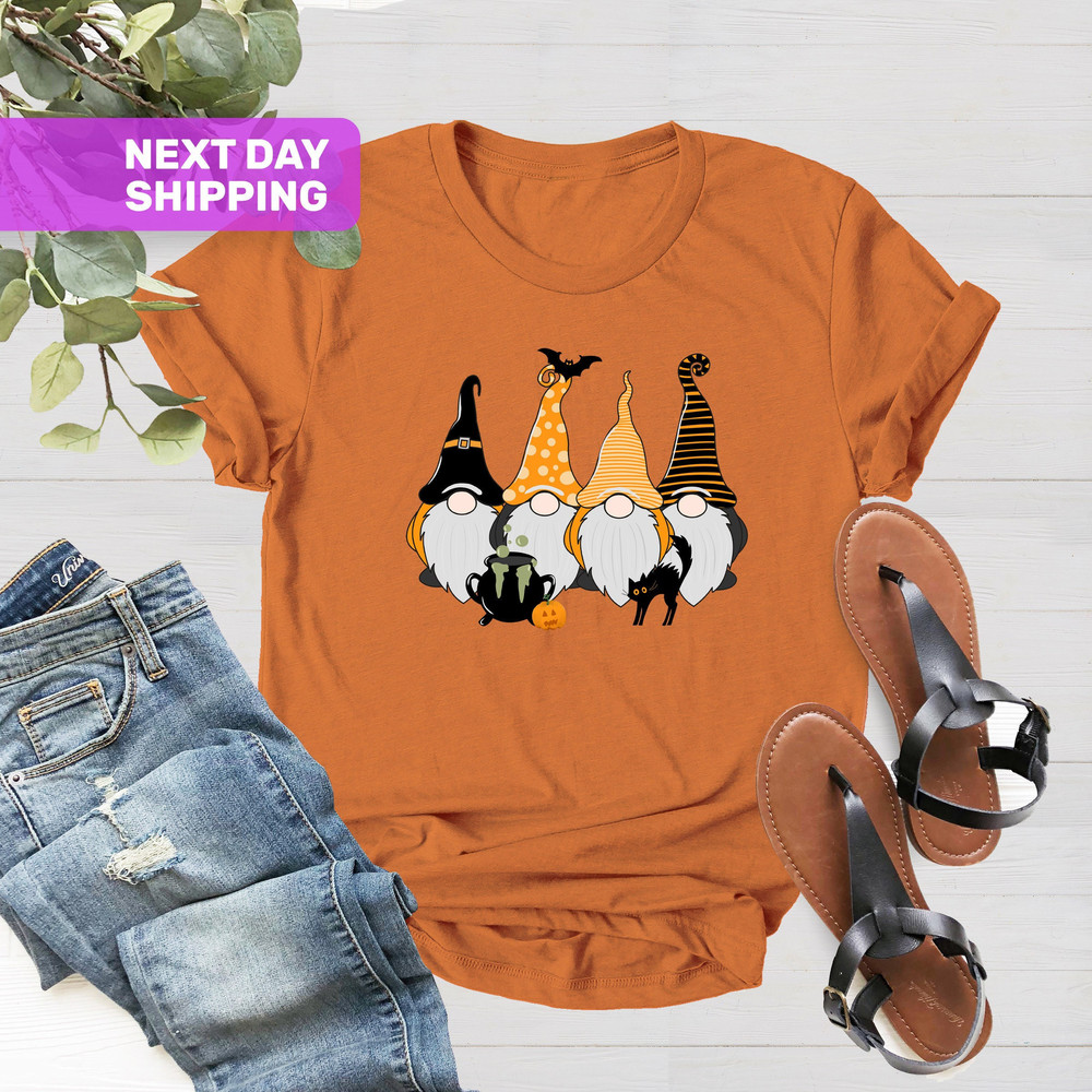 Halloween Gnomes Shirt, Halloween Funny Shirt, Halloween Gnomes T-Shirt, Halloween T-Shirt,Gnomes Shirt,Halloween Shirt, Halloween Gnome Tee - 1.jpg