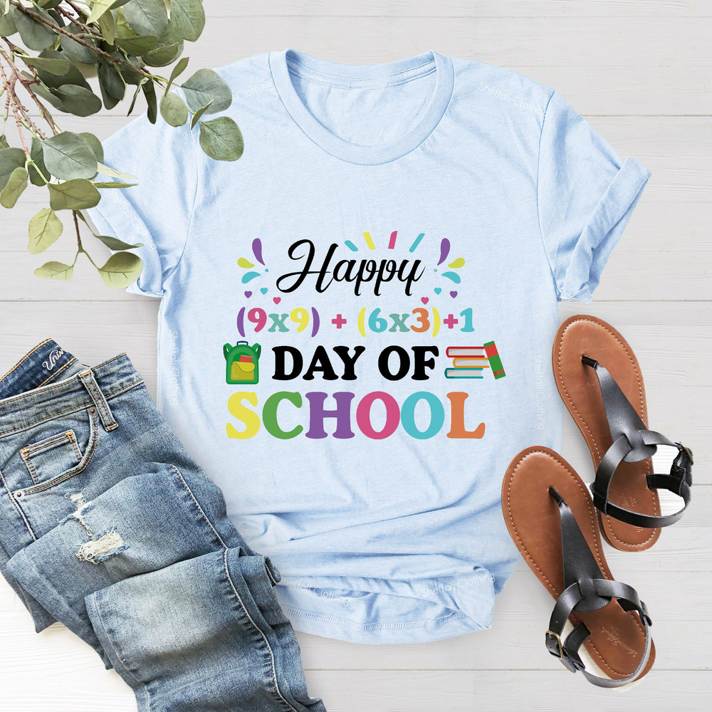 Happy 100th Day Of School Shirt, Back To School Shirt, Kindergarten Shirt, Celebrate 100th Day Shirt, Teacher Shirt, Funny Teacher T-Shirt - 3.jpg