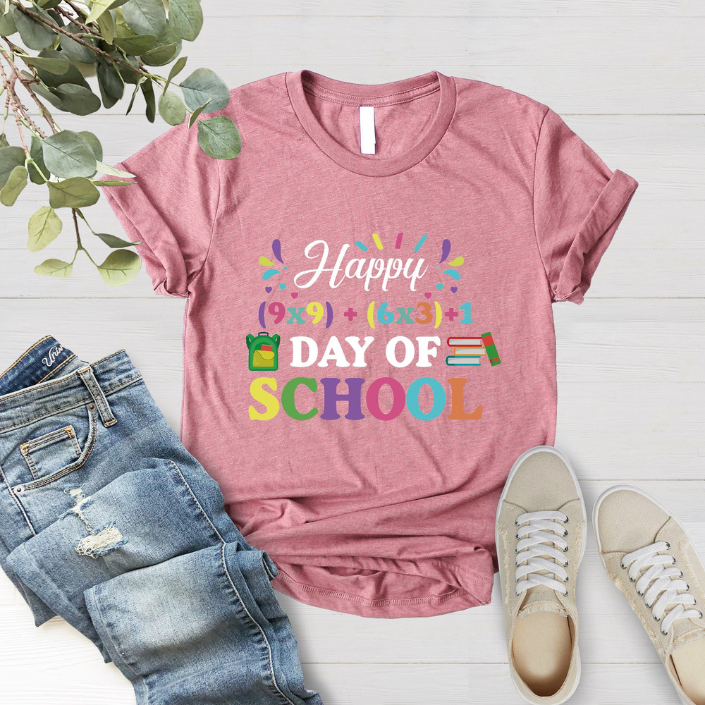 Happy 100th Day Of School Shirt, Back To School Shirt, Kindergarten Shirt, Celebrate 100th Day Shirt, Teacher Shirt, Funny Teacher T-Shirt - 4.jpg